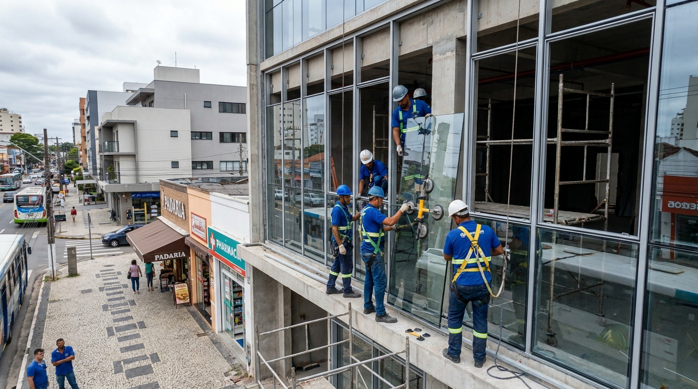 Fachada de Vidro em Osasco‑SP